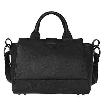 Lederhand- und Schultertasche mit längenverstellbarem Schulterband 2
