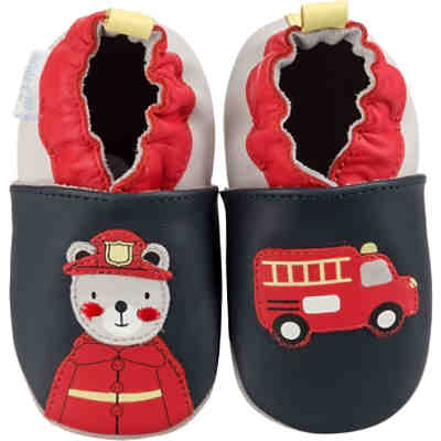Baby Krabbelschuhe FIREMAN für Jungen