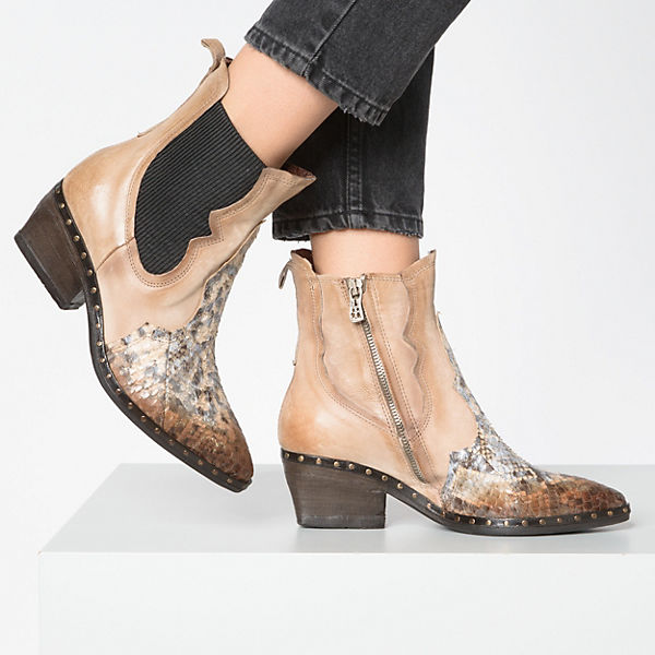 beige S Klassische 98 A Stiefeletten OPqAzz