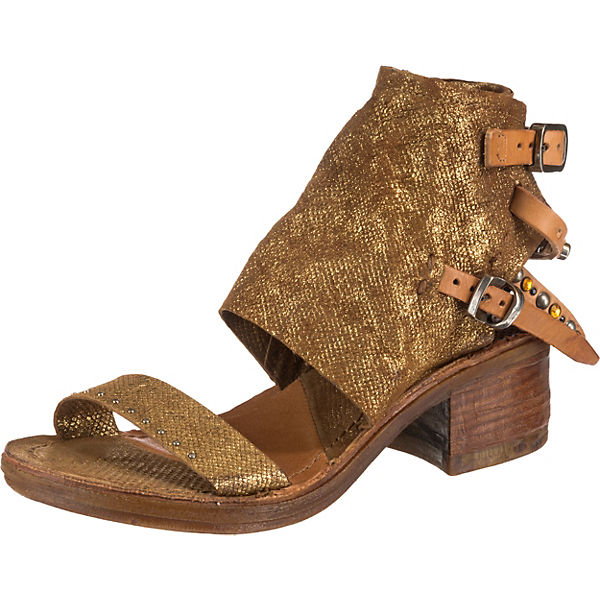 S S A 98 gold 98 Schaftsandaletten Schaftsandaletten A A Schaftsandaletten gold gold A S S 98 0gqAwU