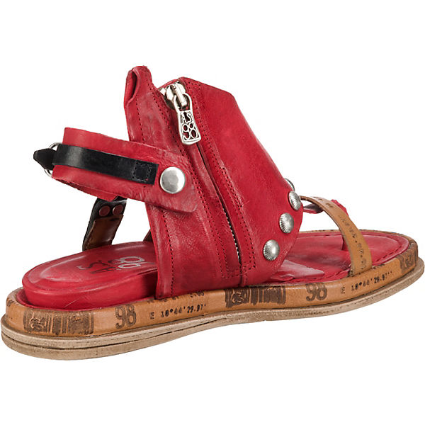 S rot A 98 Riemchensandalen kombi 7dwnqF6