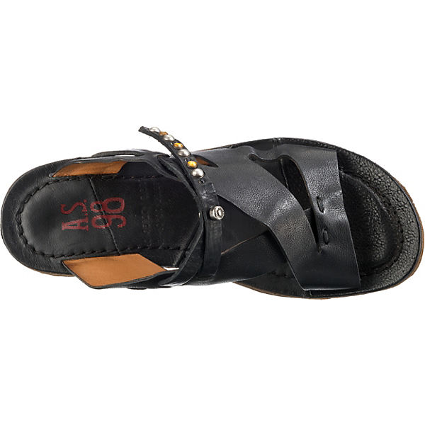 schwarz A A schwarz S Pantoletten S S Pantoletten A 98 98 SqCwx5gf