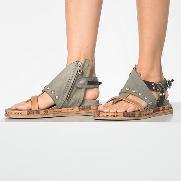 grau Riemchensandalen 98 A S kombi qft7F