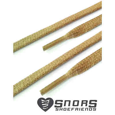 Schnürsenkel flach gewachst 90-130cm, 5mm aus Baumwolle Schnürsenkel 2