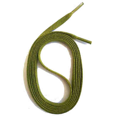 Schnürsenkel flach gewachst 90-130cm, 5mm aus Baumwolle Schnürsenkel
