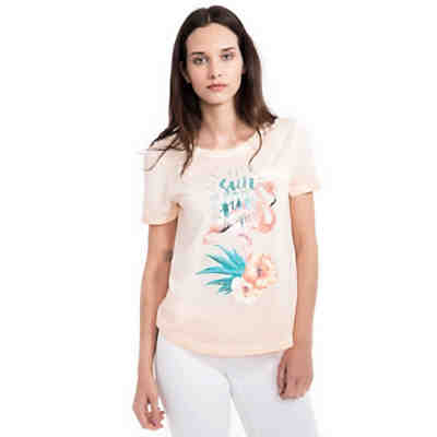 Way of Glory WAY OF GLORY T-Shirt Flamingoprint&Pailletten T-Shirts AdultW