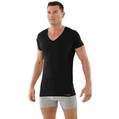 Unterhemd V-Neck atmungsaktiv Kurzarm Unterhemden