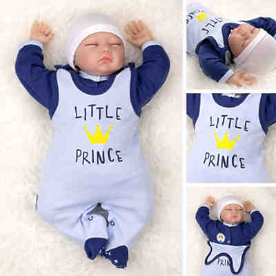 2tlg Set Strampler + Shirt Little Prince Strampler für Jungen 2