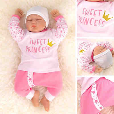2tlg Set Shirt + Hose Sweet Princess T-Shirts für Mädchen 2