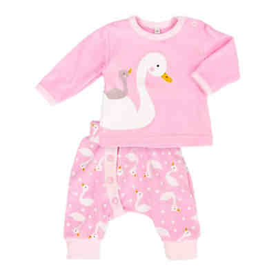 2tlg Set Shirt + Hose Lovely Swan T-Shirts für Mädchen