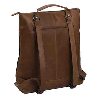 Wax Pull Up Chelsea Rucksack Leder 40 cm Laptopfach Tagesrucksäcke 2