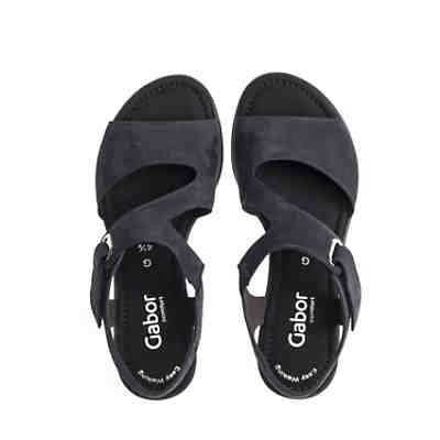 Gabor Comfort Riemchensandalen Rauleder blau Riemchensandaletten 2