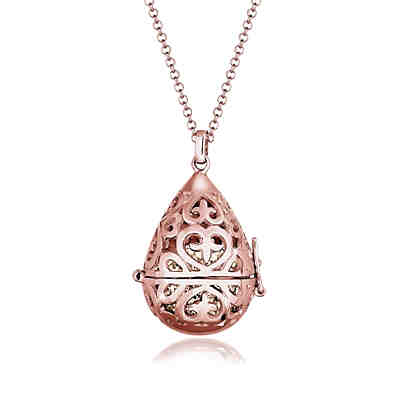 Elli Premium Halskette Symbolische Kugel Kristalle 925 Silber Halsketten