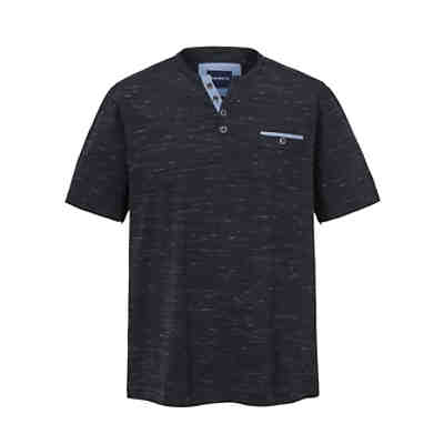 Henleyshirt in Flammgarn-Optik