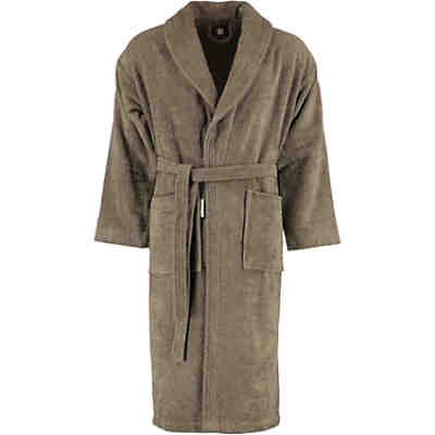 Bademantel unisex Schalkragen Sir & Lady taupe - 58 Bademäntel