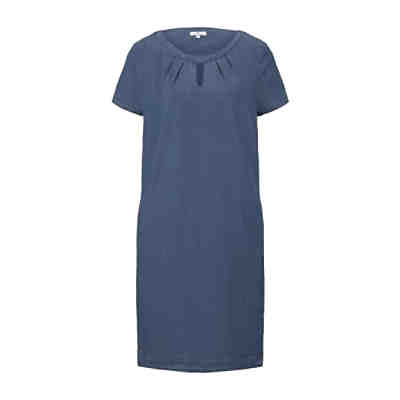 Kleider & Jumpsuits Lyocell T-Shirt-Kleid im Jeanslook Jerseykleider