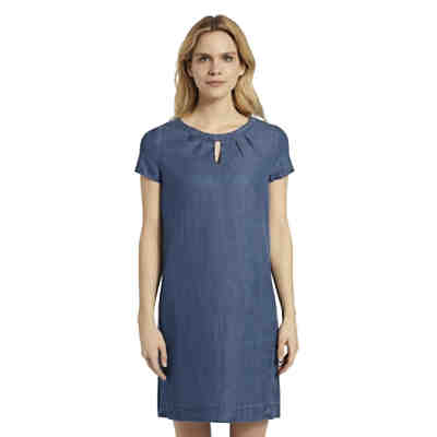 Kleider & Jumpsuits Lyocell T-Shirt-Kleid im Jeanslook Jerseykleider 2