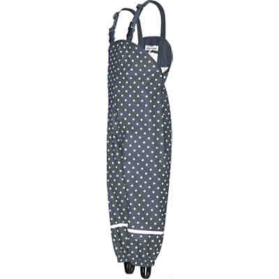 Regenlatzhose mit Punkten Gr. 140 marine