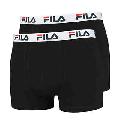 Herren Boxer Shorts, 2er Pack - Baumwolle, einfarbig Boxershorts
