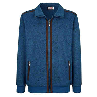 Sweatjacke in angenehm weichem Strickfleece
