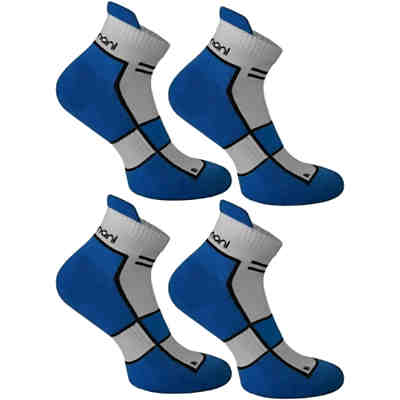 4 Paar Running Sneaker mit Fersenlasche Sneakersocken 2