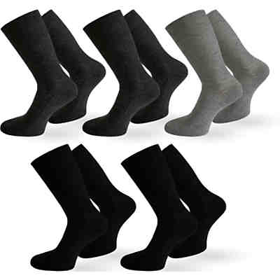 10 Paar Gesundheitssocken mit hohem Baumwollanteil Socken
