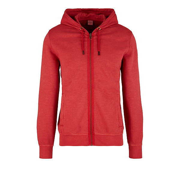 Sweatjacke mit Flammgarn-Struktur Sweatjacken
