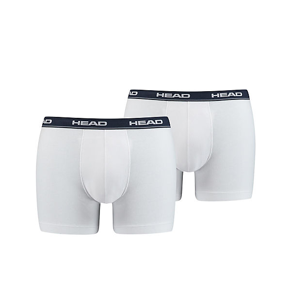 Herren Boxershort, 2er Pack - Baumwoll Stretch, Basic, einfarbig Boxershorts