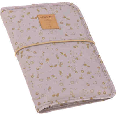 Windeltasche Changing Pouch Flowers Lilac, inkl. Wickelunterlage
