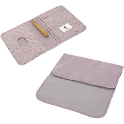 Windeltasche Changing Pouch Flowers Lilac, inkl. Wickelunterlage 2