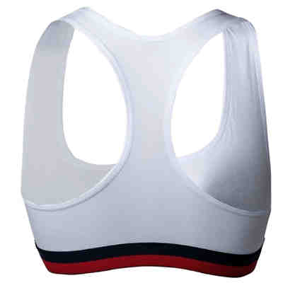 Damen Bustier - Bra, Sport-BH, Racerback, Cotton Stretch, einfarbig, XS-XL Bustiers 2