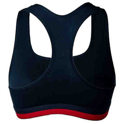 Damen Bustier - Bra, Sport-BH, Racerback, Cotton Stretch, einfarbig, XS-XL Bustiers 2