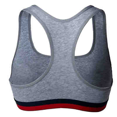 Damen Bustier - Bra, Sport-BH, Racerback, Cotton Stretch, einfarbig, XS-XL Bustiers 2