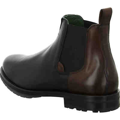 Chelsea Boots Leder-/Textilkombination uni Chelsea Boots 2