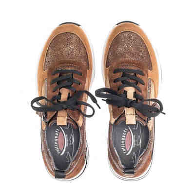Rollingsoft Sneaker low Materialmix Leder braun Sneakers Low 2