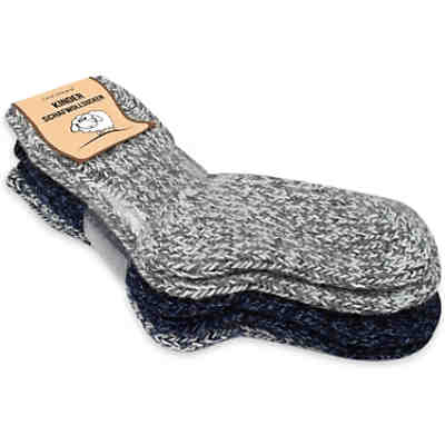 3 Paar Kinder Norwegersocken mit Schafwolle Socken