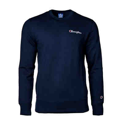 Herren Sweatshirt - Pullover, Logo-Stick, langarm, unifarben Sweatshirts
