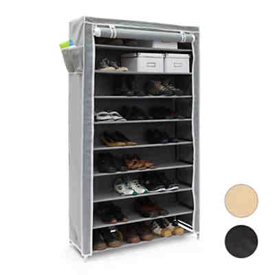 1 x Schuhschrank VALENTIN hoch anthrazit