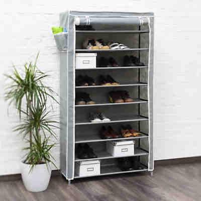 1 x Schuhschrank VALENTIN hoch anthrazit 2