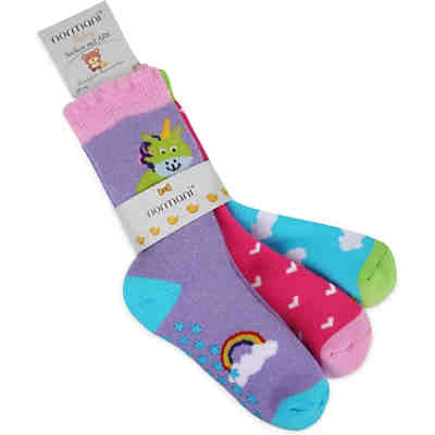 3 Paar Kindersocken mit ABS-Druck Socken