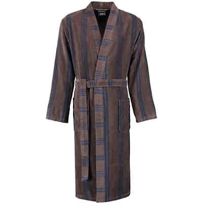 Bademantel Herren Kimono Struktur 2508 tabak - 31 Bademäntel
