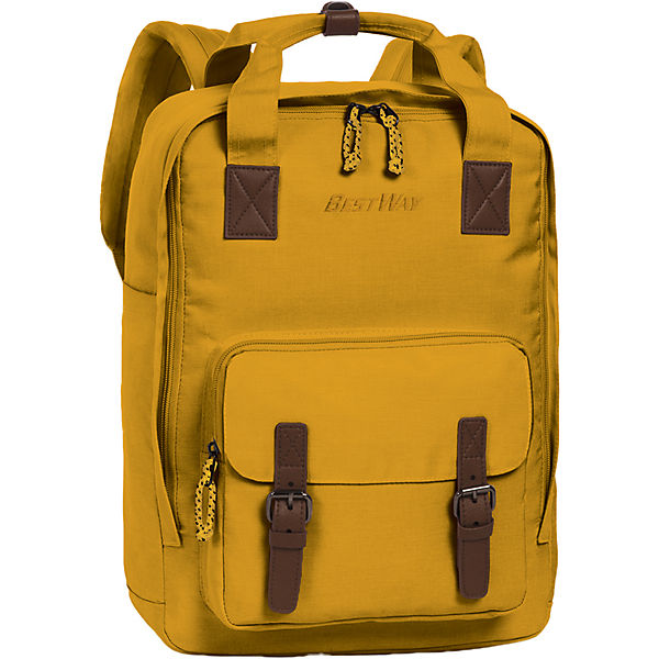 Freizeitrucksack uni gelb