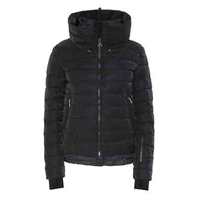 Jacke mit versteckter Kapuze im Kragen Outdoorjacken