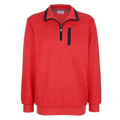 Sweatshirt mit Kontrastverarbeitung