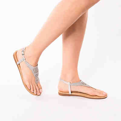 Metallic Fashion Riemchensandale 2