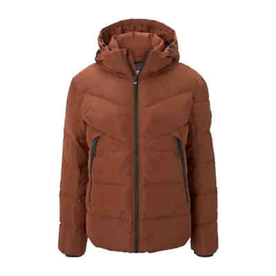 Jacken Pufferjacke mit abnehmbarer Kapuze Übergangsjacken