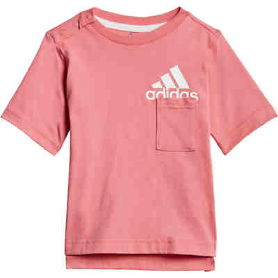 Baby Set T-Shirt + Sweatshorts BOS SUM für Mädchen, Organic Cotton 2