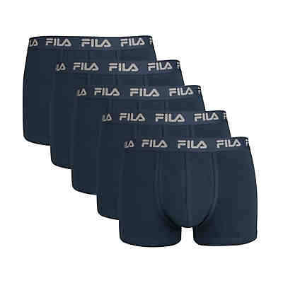 Herren Boxer Shorts, 5er Pack - Logobund, Urban, Cotton Stretch, einfarbig Boxershorts