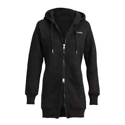 Hoodie-Jacke J006 Lange, kuschelige Hoodie-Jacke J006 mit 2-Wege-Zipper Sweatjacken