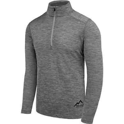 Herren Merino Langarm mit 1/4 Zipper Canberra Pullover 2